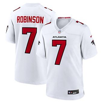 Men's Nike Bijan Robinson White Atlanta Falcons Game Jersey