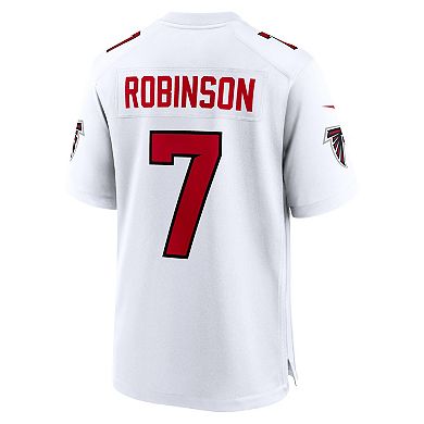 Men's Nike Bijan Robinson White Atlanta Falcons Game Jersey