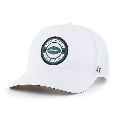 Men's '47 White New York Jets Strand Adjustable Hitch Hat