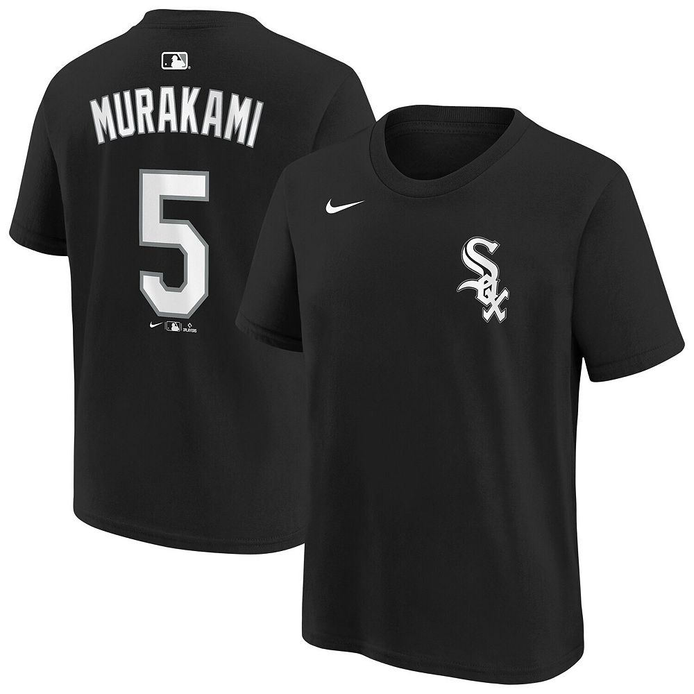 Youth Nike Munetaka Murakami Black Chicago White Sox Name & Number