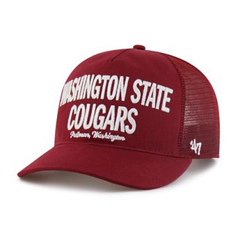 Men's '47 Crimson Washington State Cougars Contemporary Hitch Trucker Adjustable Hat