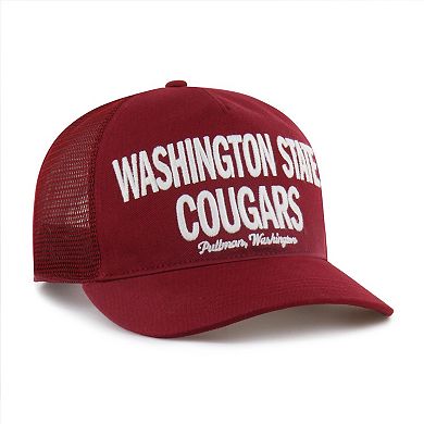 Men's '47 Crimson Washington State Cougars Contemporary Hitch Trucker Adjustable Hat