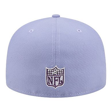 Men's New Era Light Purple Philadelphia Eagles Lavender Bloom 59FIFTY Fitted Hat