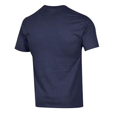 Men's Champion College Navy Seattle Seahawks Arch Over Logo T-Shirt