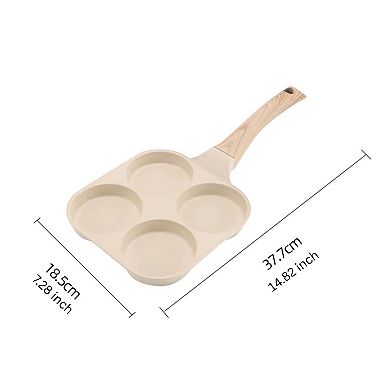 Four-Hole Nonstick Egg Frying Pan