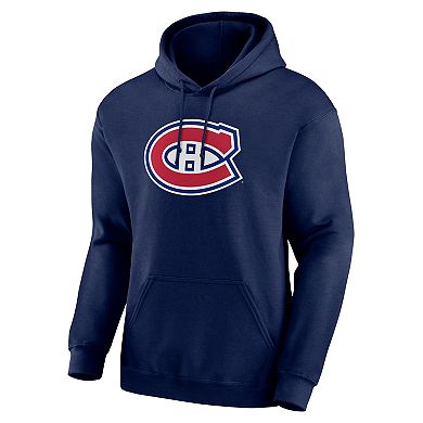 Men's Logo Athletic Navy Montreal Canadiens Essential Hoodie