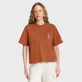 Women's Nike Texas Orange Texas Longhorns Legacy Pocket Boxy T-Shirt