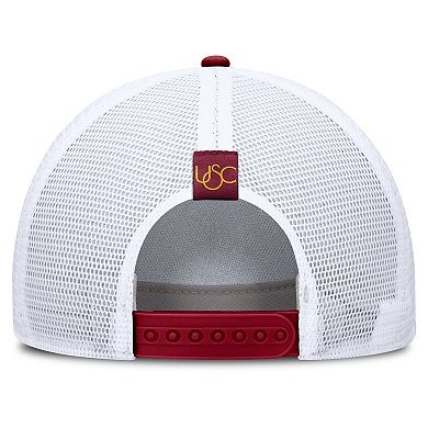 Unisex Nike Gray USC Trojans 2026 Basketball Refresh 5-Panel Rise Trucker Hat
