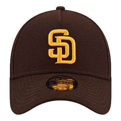Youth New Era Brown San Diego Padres 9FORTY A-Frame Adjustable Hat