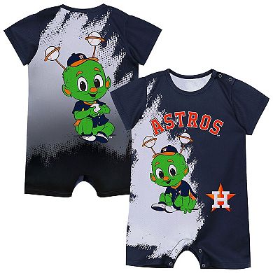 Newborn Outerstuff Navy Houston Astros Baby Mascot Bodysuit