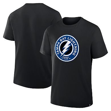 Men's Fanatics Black Tampa Bay Lightning Elevated Essential T-Shirt