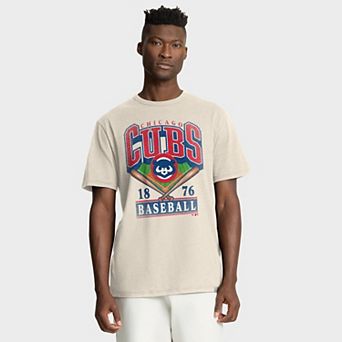 Men's Fanatics Tan Chicago Cubs Stadium Slub T-Shirt