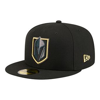 Men's New Era Black Vegas Golden Knights Color Pop 59FIFTY Fitted Hat