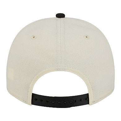 Men's New Era Cream San Francisco Giants Throwback Tri-Hit A-Frame 9FIFTY Adjustable Hat