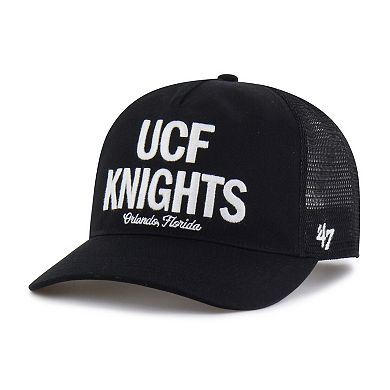 Men's '47 Black UCF Knights Contemporary Hitch Trucker Adjustable Hat