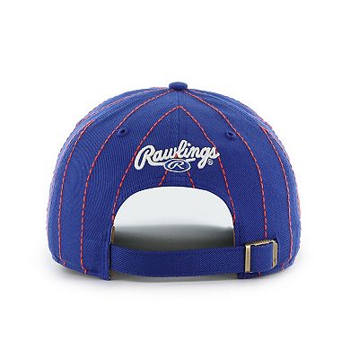 Men's '47 x Rawlings Royal New York Mets Pinstripe Hitch Adjustable Hat