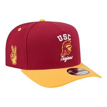 Men's New Era Cardinal/Gold USC Trojans Two-Tone Arched 9FIFTY Snapback Hat