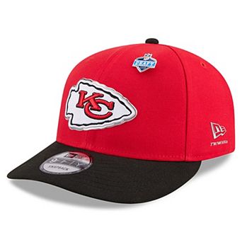 Youth New Era Red/Black Kansas City Chiefs 2026 NFL Draft Pre-Curved 9FIFTY Snapback Hat