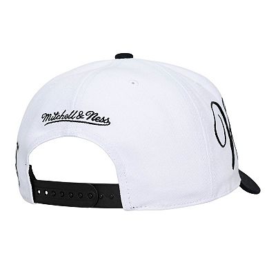 Unisex Mitchell & Ness White/Black Chicago White Sox XL Script Pro Crown Adjustable Hat
