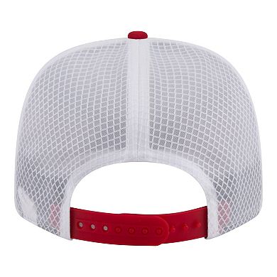 Men's New Era Red Philadelphia Phillies Active 9SEVENTY Adjustable Trucker Hat