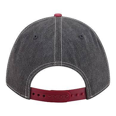 Men's New Era Black/Red Houston Astros Felt M-Crown 9FORTY Adjustable Hat