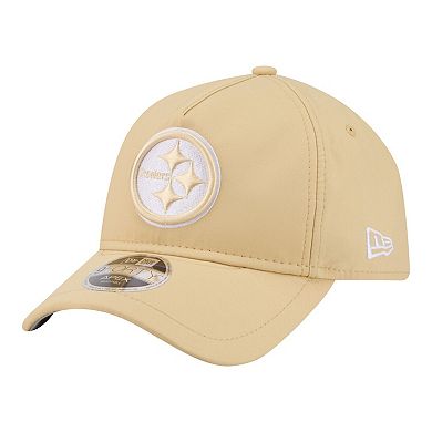 Men's New Era Tan Pittsburgh Steelers Apex 9FORTY Adjustable Hat
