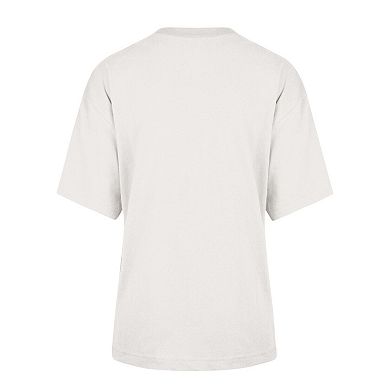 Women's '47 x Stoney Clover Lane Sand Chicago Cubs Crossover Base Foundation T-Shirt