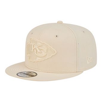 Men's New Era Cream Kansas City Chiefs Colorpack 9FIFTY Snapback Hat