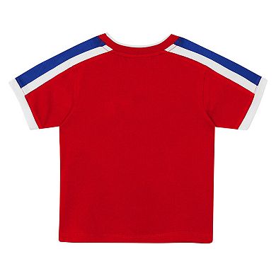 Preschool Outerstuff Red Philadelphia Phillies Ground Ball T-Shirt & Shorts Set