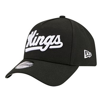 Youth New Era Black Sacramento Kings 9FORTY A-Frame Adjustable Hat