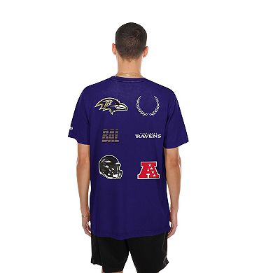 Men's New Era Purple Baltimore Ravens Match T-Shirt