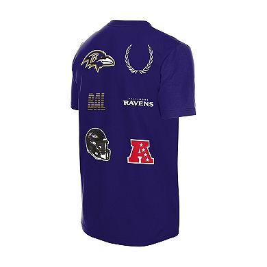 Men's New Era Purple Baltimore Ravens Match T-Shirt