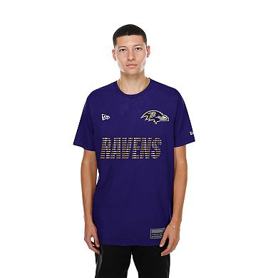Men's New Era Purple Baltimore Ravens Match T-Shirt