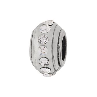 Individuality Beads Sterling Silver Crystal Stopper Bead