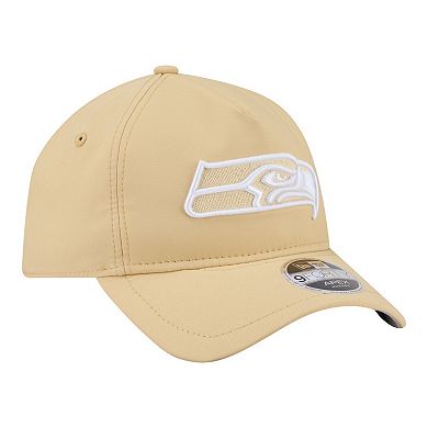 Men's New Era Tan Seattle Seahawks Apex 9FORTY Adjustable Hat
