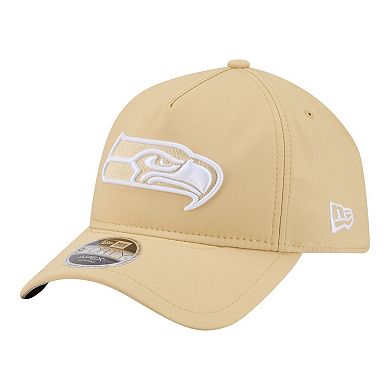 Men's New Era Tan Seattle Seahawks Apex 9FORTY Adjustable Hat