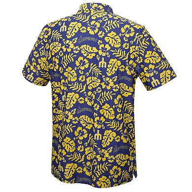 Men's Reyn Spooner Blue Seattle Mariners Cooperstown Pua Performance Polo