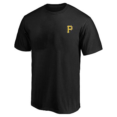 Men's Profile Black Pittsburgh Pirates Big & Tall Two-Sided Graphic T-Shirt