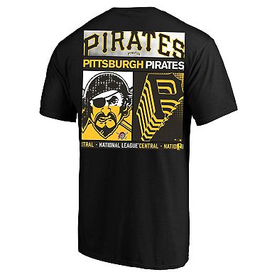 Men's Profile Black Pittsburgh Pirates Big & Tall Two-Sided Graphic T-Shirt