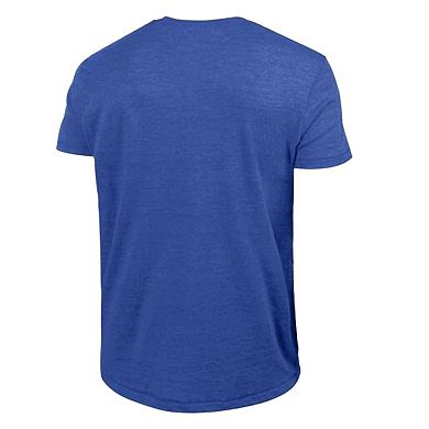 Men's Champion Royal New York Giants Ultimate Tri-Blend T-Shirt