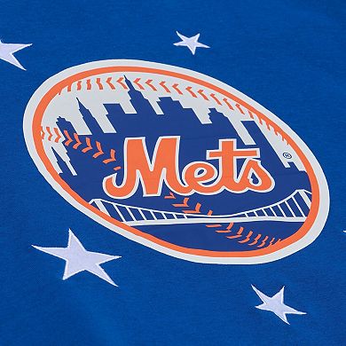 Women's Mitchell & Ness Royal New York Mets Pep Rally Sweatshirt