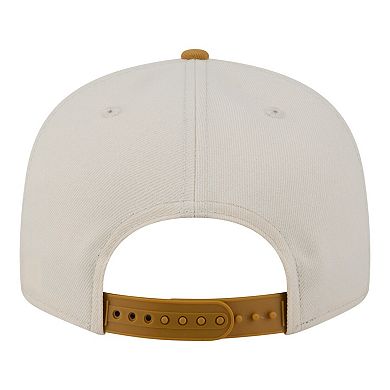 Men's New Era Light Beige/Khaki Chicago Cubs 2-Tone Color Pack 9FIFTY Snapback Hat