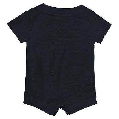 Infant Nike Navy New York Yankees Alternate Replica Romper Jersey