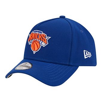 Youth New Era Blue New York Knicks 9FORTY A-Frame Adjustable Hat