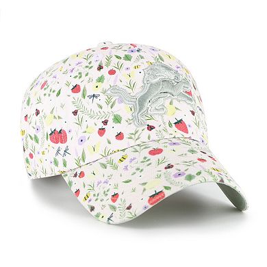 Women's '47 Light Pink Detroit Lions Posey Clean Up Adjustable Hat