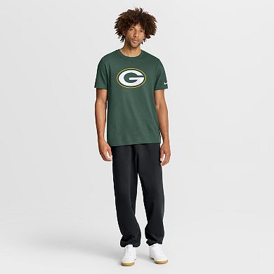 Men's Nike Green Green Bay Packers Essential Logo T-Shirt