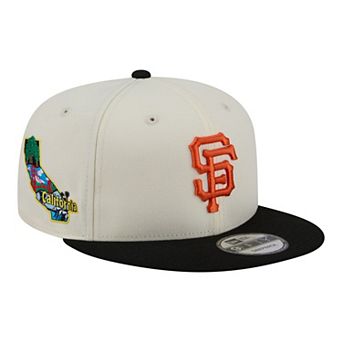 Men's New Era Cream/Black San Francisco Giants Localized 9FIFTY Snapback Hat