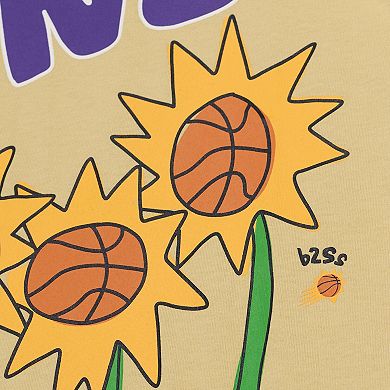 Men's b2Ss Khaki Phoenix Suns Sunflower T-Shirt