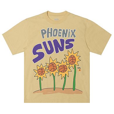 Men's b2Ss Khaki Phoenix Suns Sunflower T-Shirt