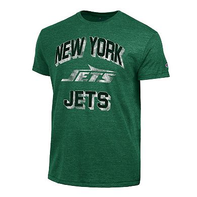 Men's Champion Green New York Jets Ultimate Tri-Blend T-Shirt